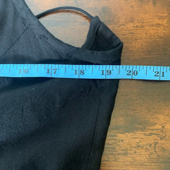 J^W Black Strappy V Neck Maxi Dress Size Medium - Picture 7 of 9